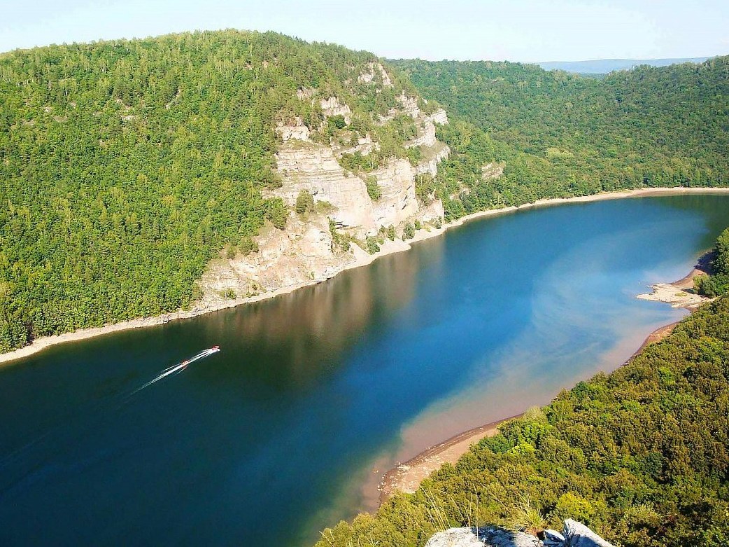 Нугушское водохранилище — панорама